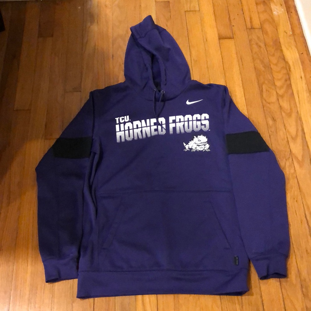 Purple TCU hoodie Dri-Fit
